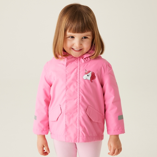 Kids' Animal Rainy Day Jacket | Luna the Unicorn Sweet Pink