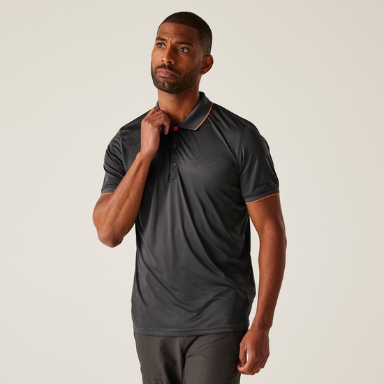 Men's Remex II Jersey Polo Shirt | Ash Fox Solid