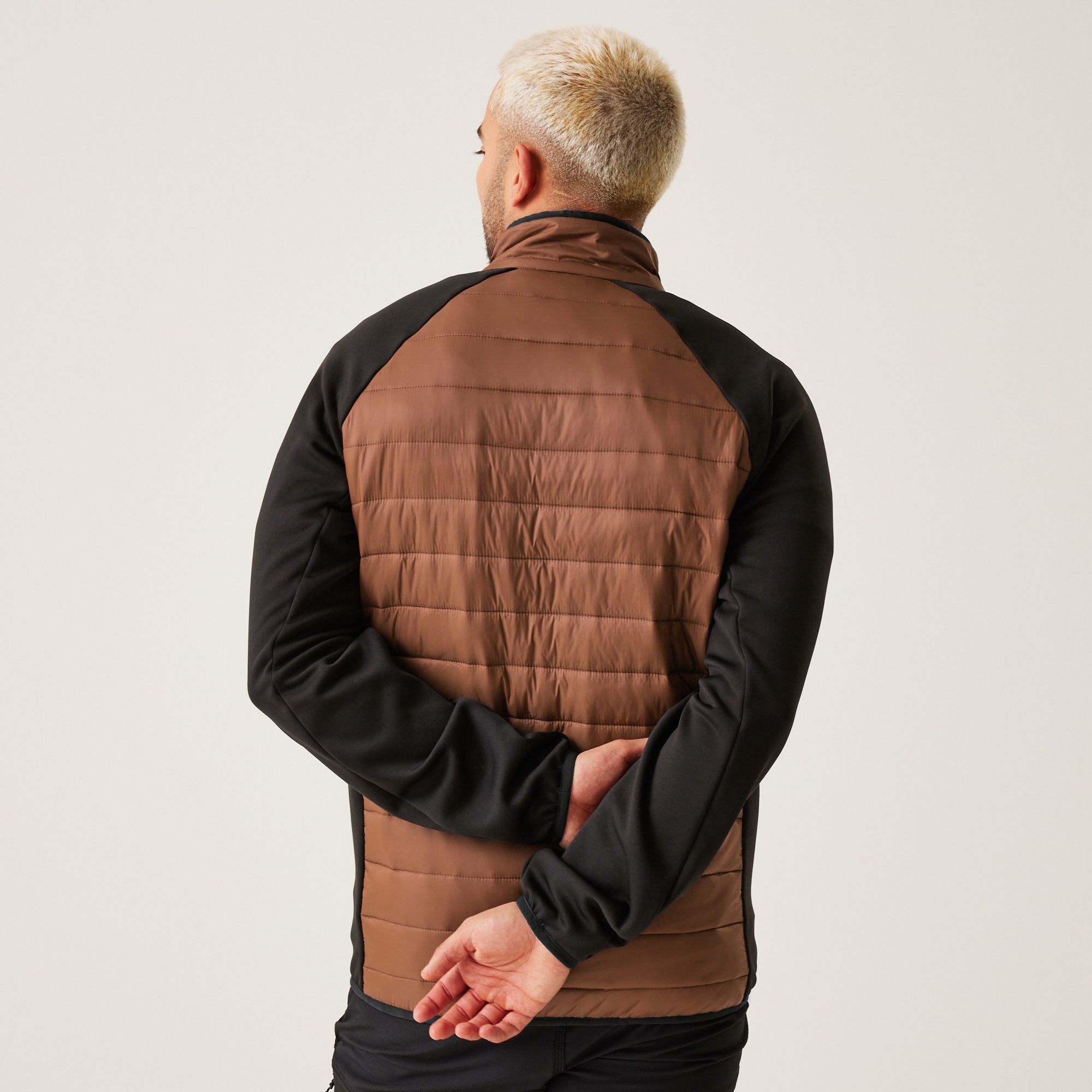 Men's Clumber IV Hybrid Jacket | Dark Brown Black