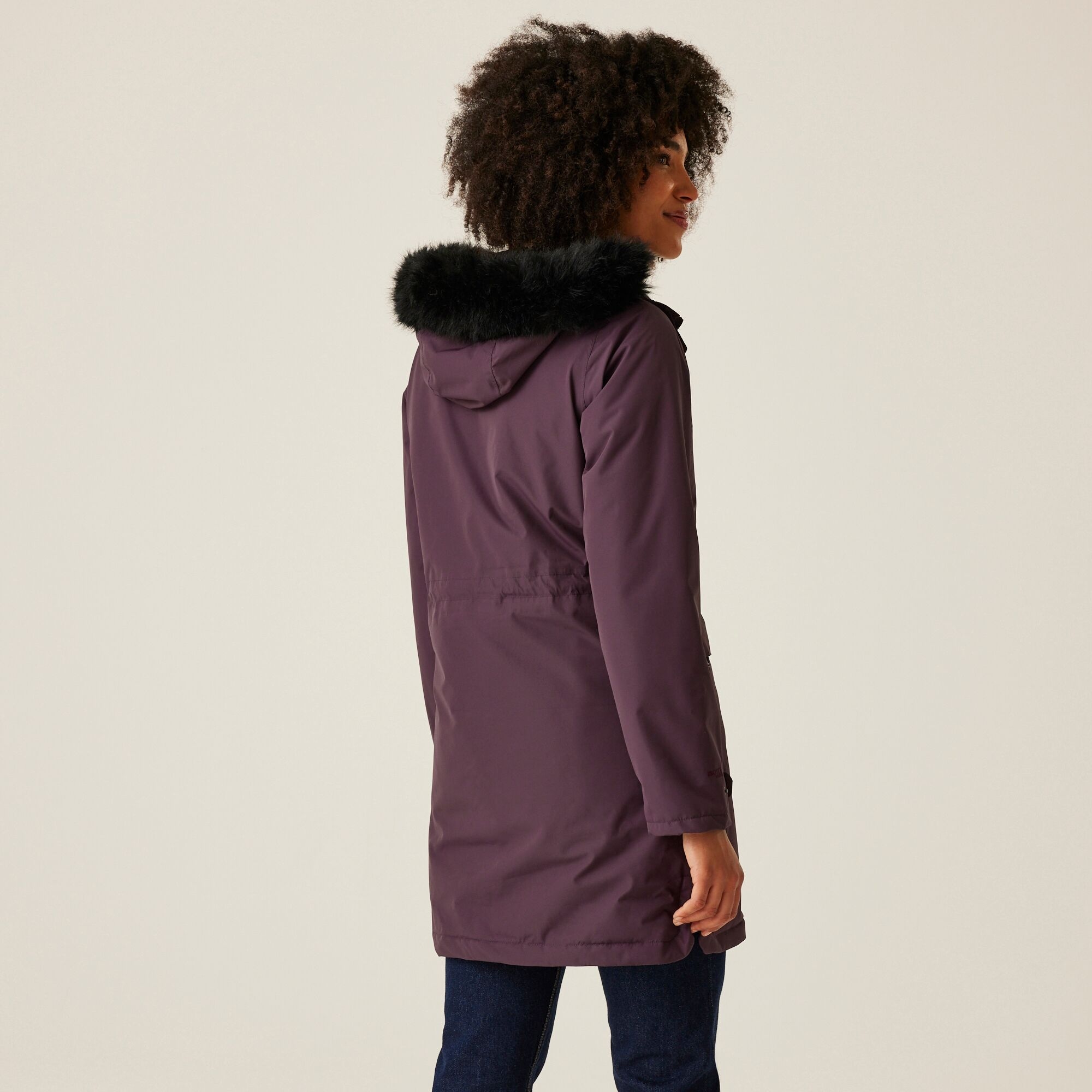 Women's Sabinka II Fur Trim Parka Jacket | Deep Plum