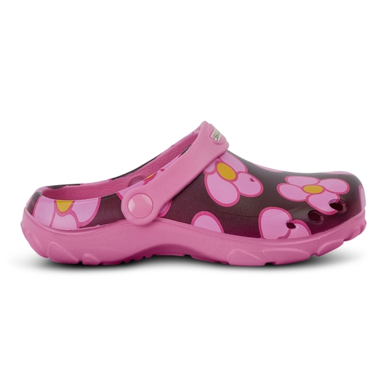 Kids' Orla Kiely Clog | Spinning Flower Morello