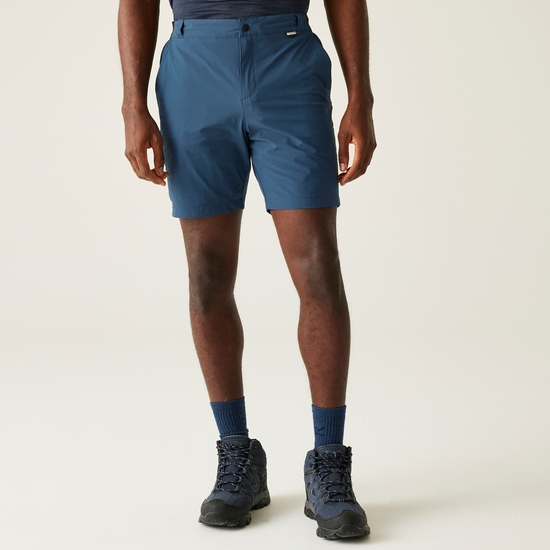 Men's Travel Light Packaway Shorts | Moonlight Denim
