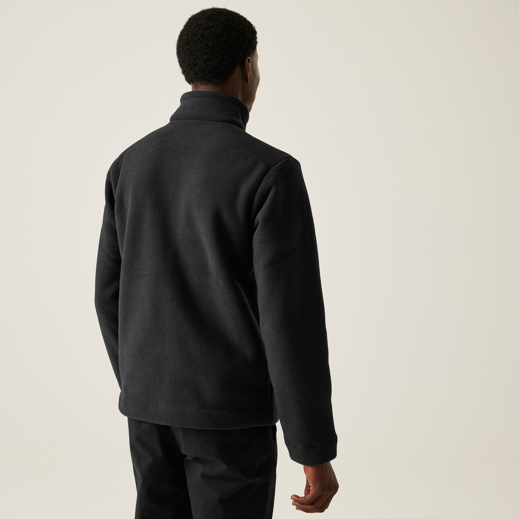 Men's Garrian II Full Zip Fleece | Ash Black Lining