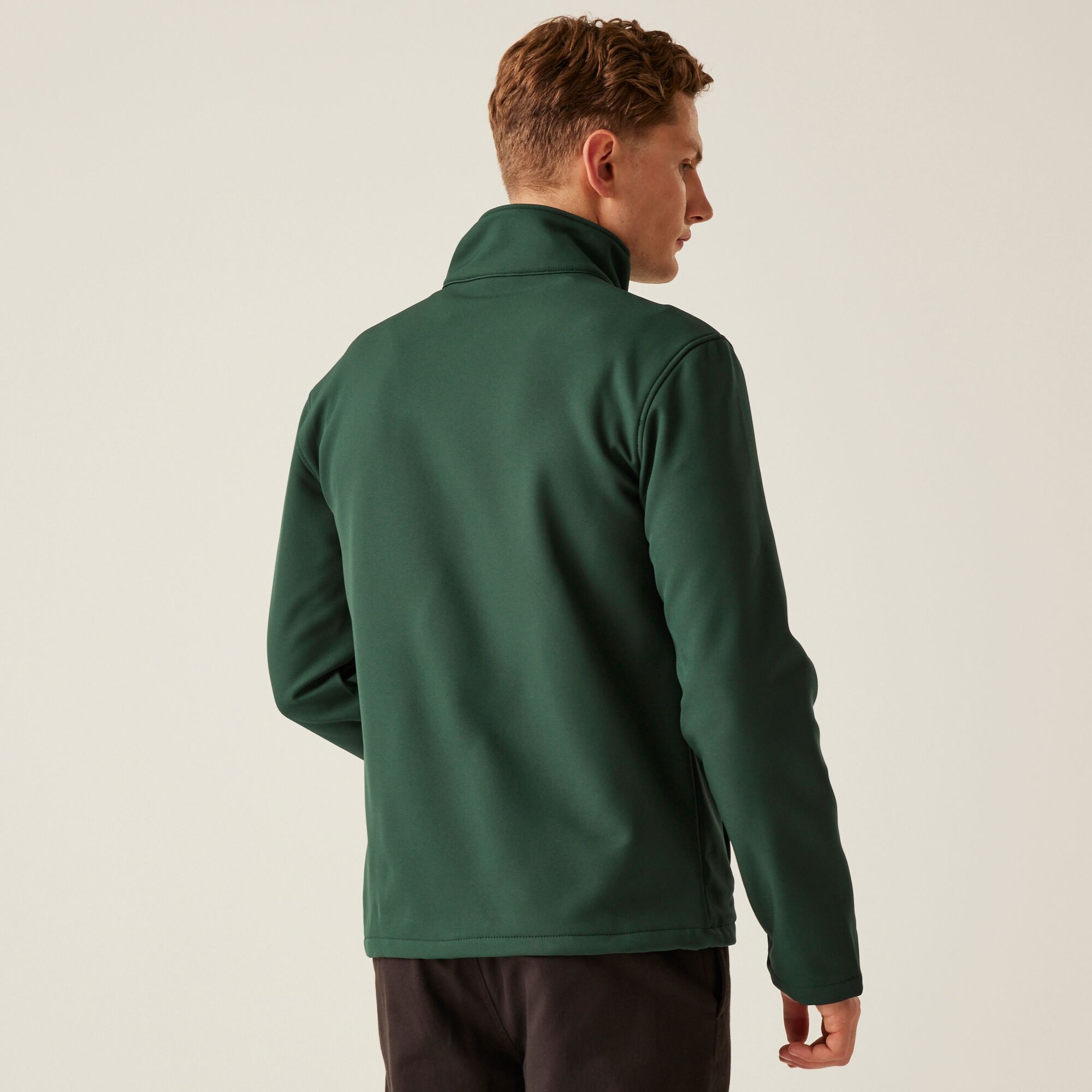 Men's Ablaze Printable Softshell Jacket | Dark Spruce Black
