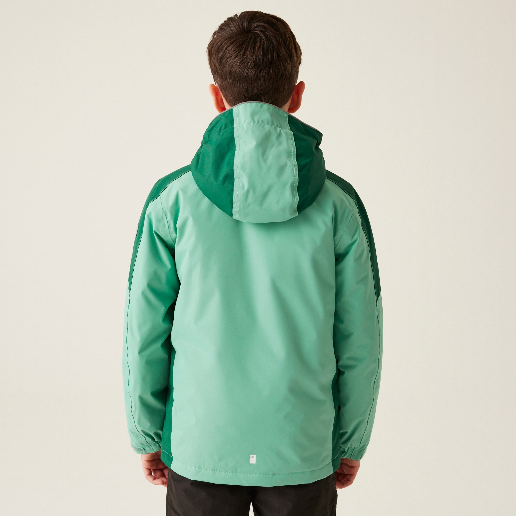 Kids' Hurdle V Waterproof Jacket | Dusty Green Rain Forest
