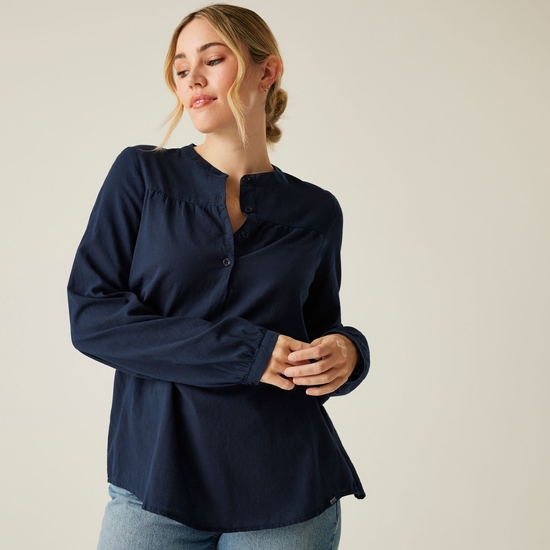 Women's Natine Lightweight Shirt | Navy