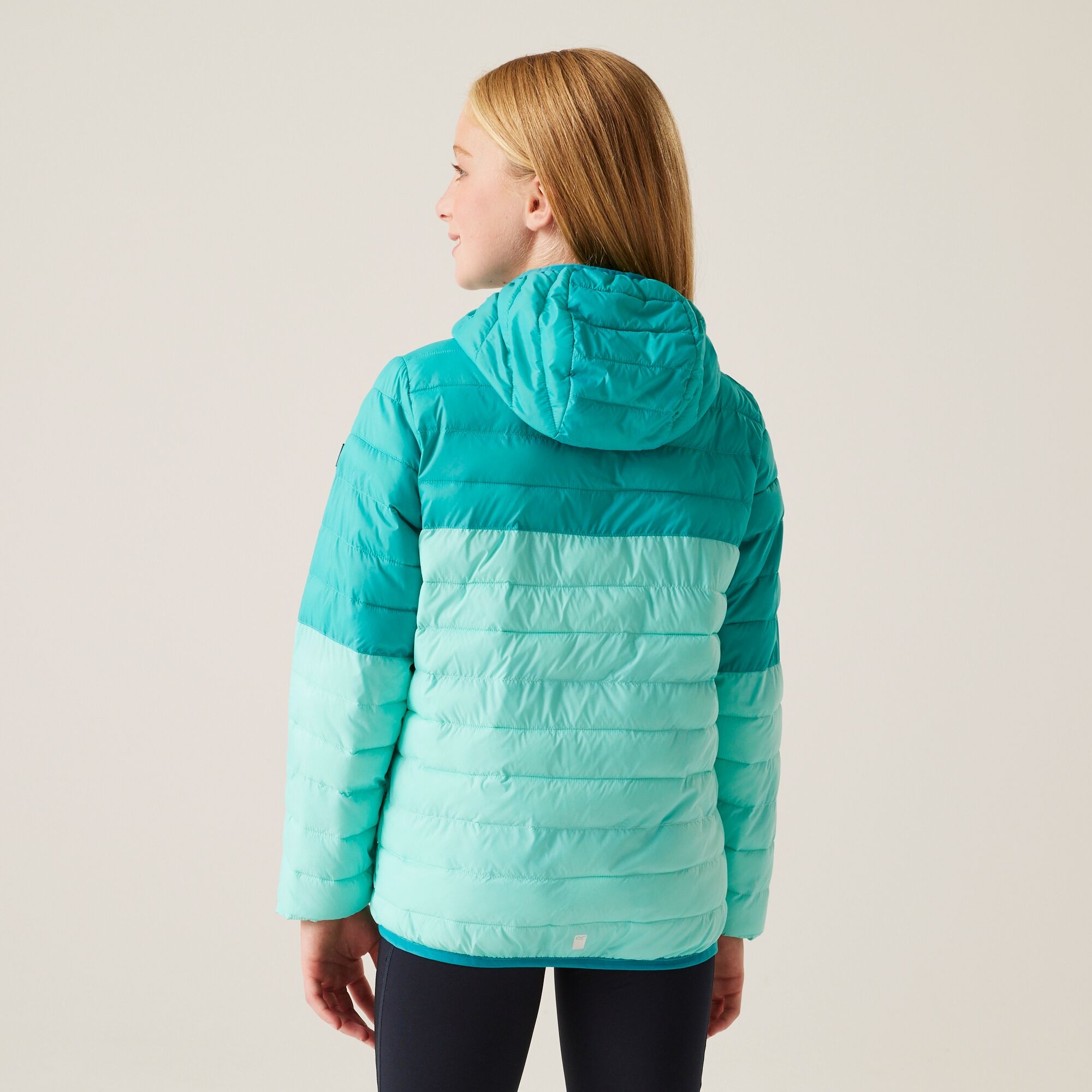 Kids' Hillpack III Hooded Jacket | Aruba Blue Turquoise Exotic Plume