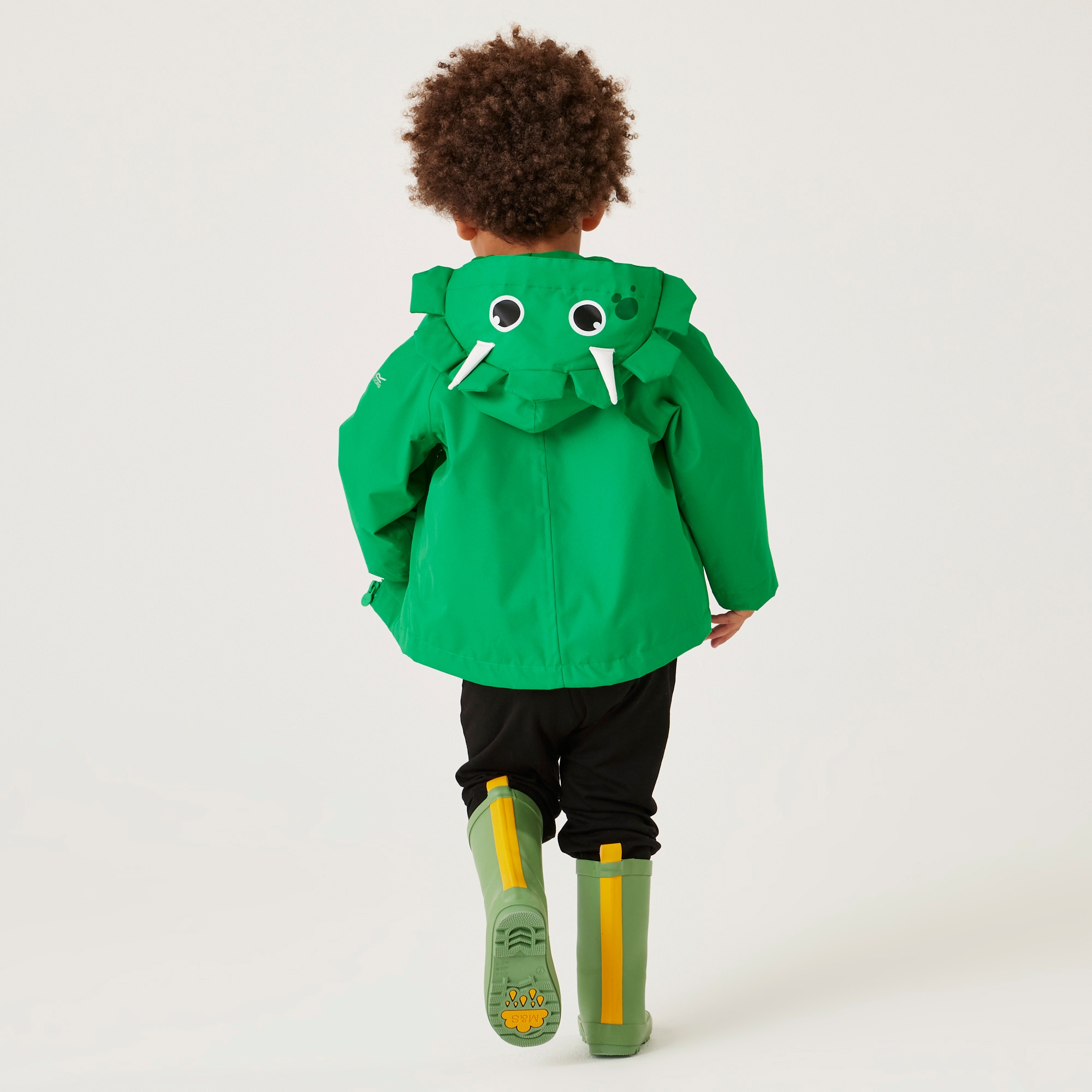 Kids' Animal Waterproof Jacket | Stompy The Dinosaur Jelly Bean