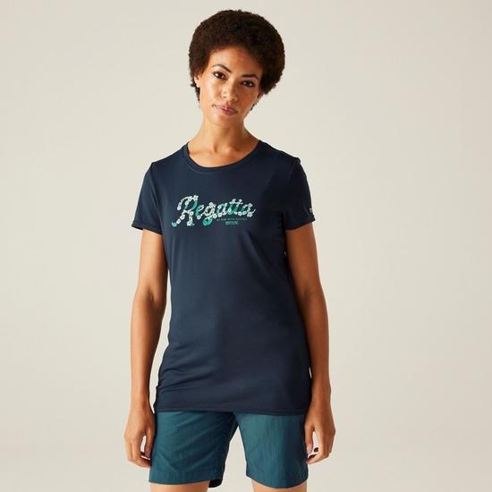 Women's Fingal Stretch T-Shirt | Navy