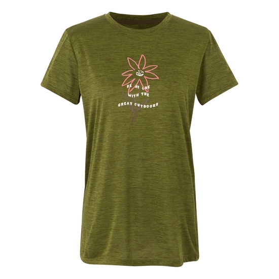 Women's Fingal IX T-Shirt | Nephrite Green Marl