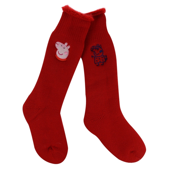 Kids 2 Pack Wellington Sock | Rumba Red