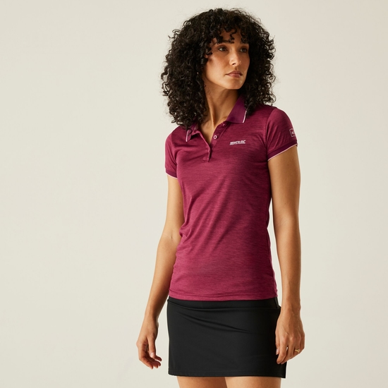 Women's Remex II Active Polo Shirt | Beaujolais