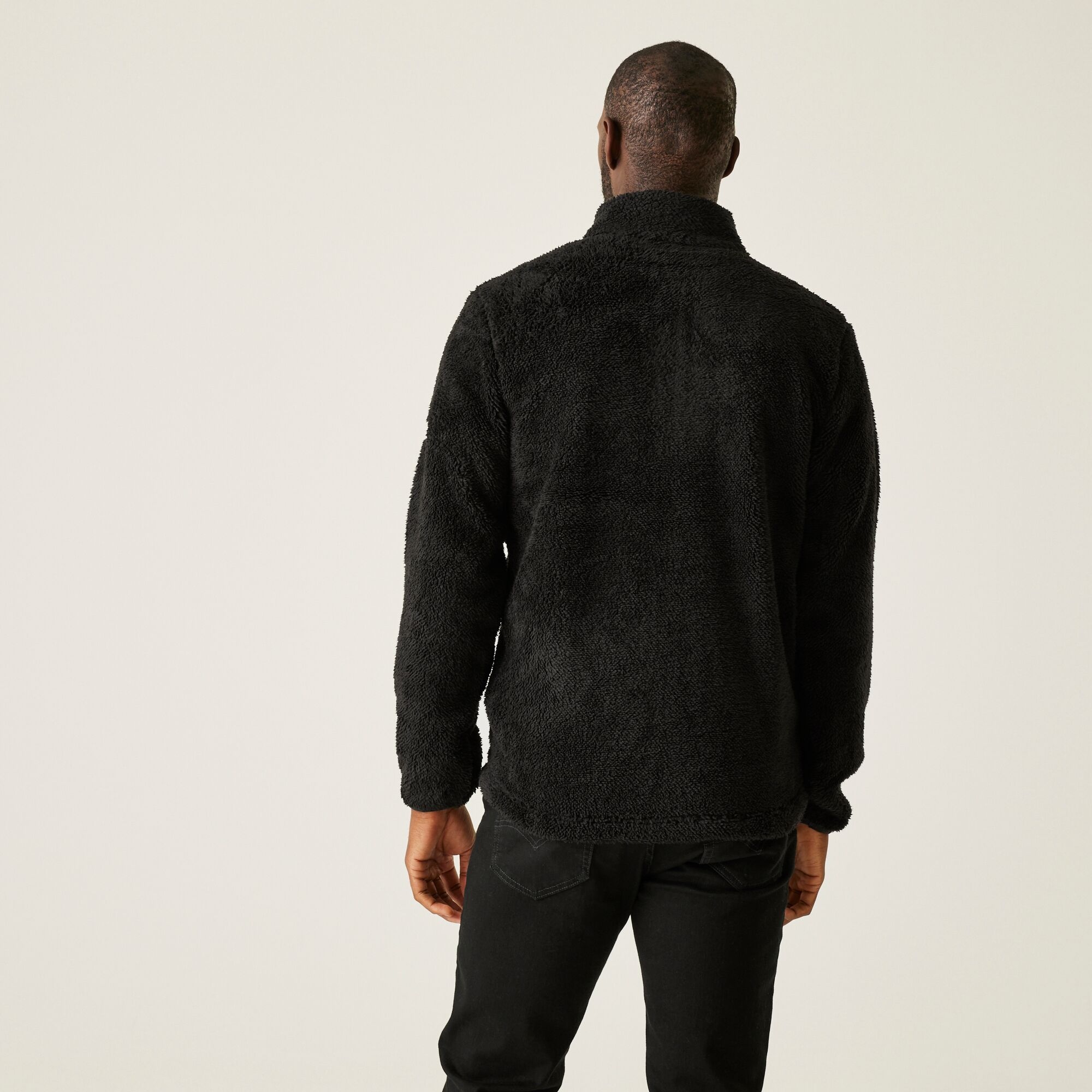 Men's Midoor Fluffy Fleece | Black