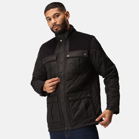 Men's Padbury Quilted Jacket | Black