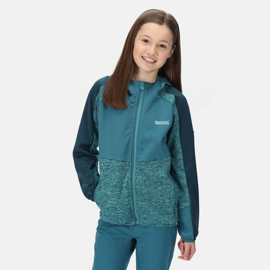Kids' Dissolver VI Marl Knit Fleece | Pagoda Blue Dragonfly