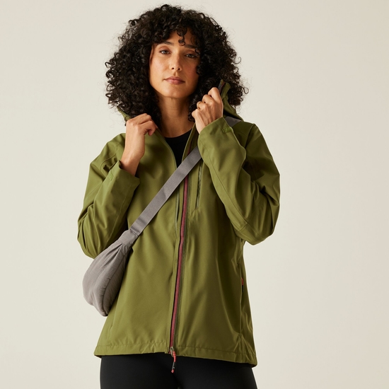 Women's Birchdale II Waterproof Jacket | Nephrite Green Peach Bloom