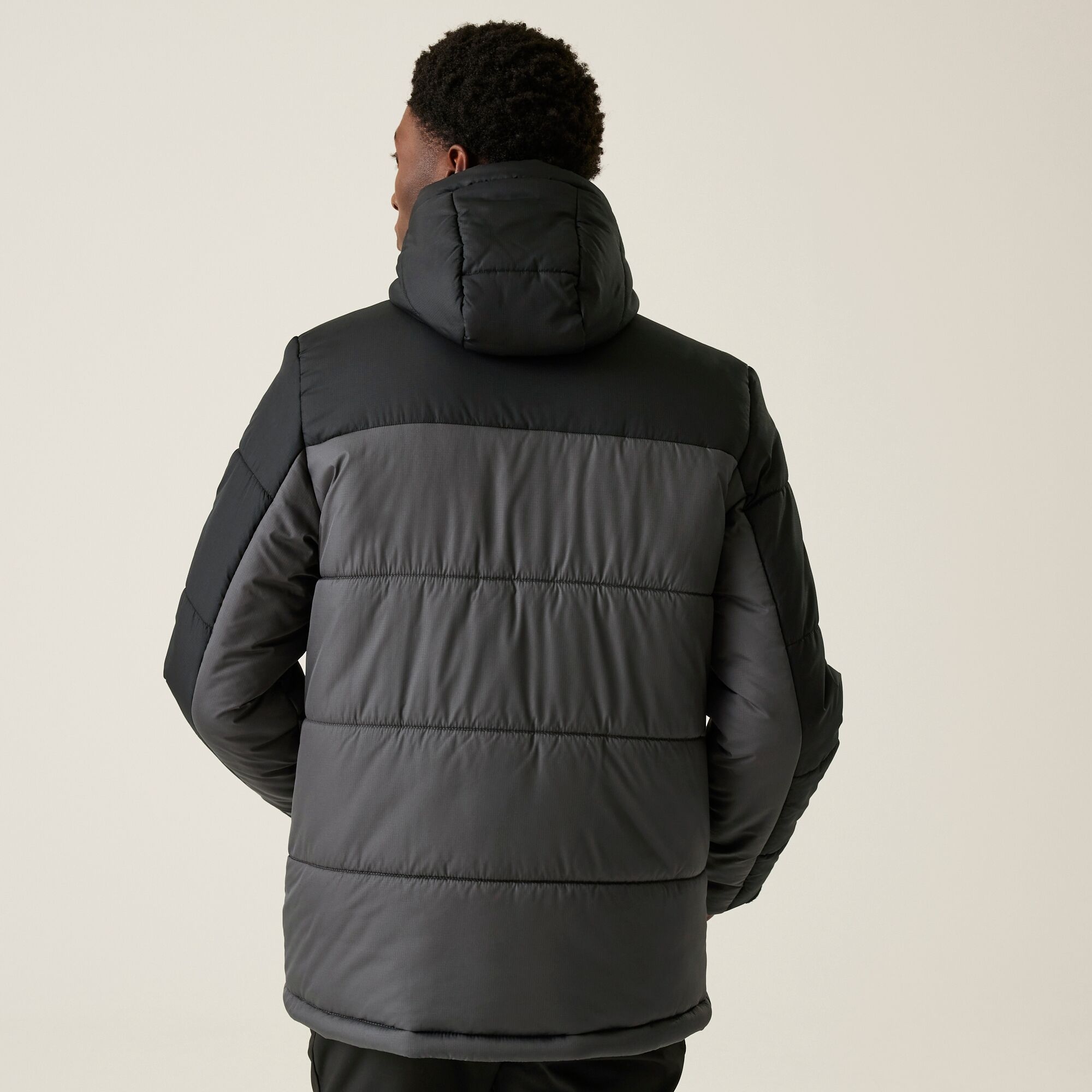 Men's Nevado VII Insulated Padded Jacket | Black Dark Grey