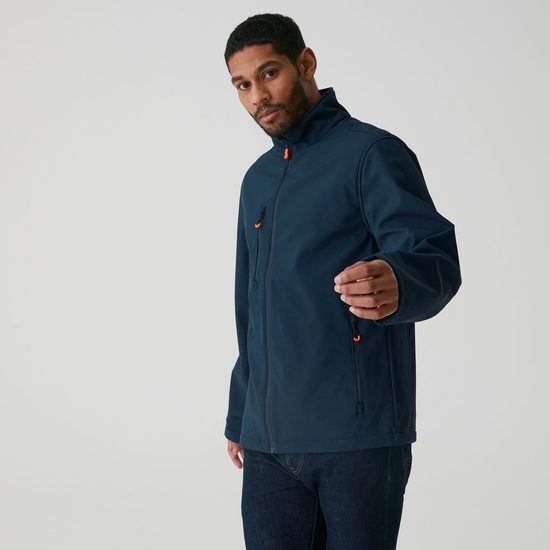 Men's Thermogen Heated Softshell Jacket | Navy