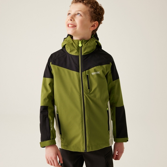 Boys Trekktain 3-in-1 Jacket | Nephrite Green Black