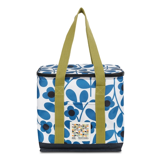 Orla Kiely 12L Coolbag | Jasmine Flower Blue