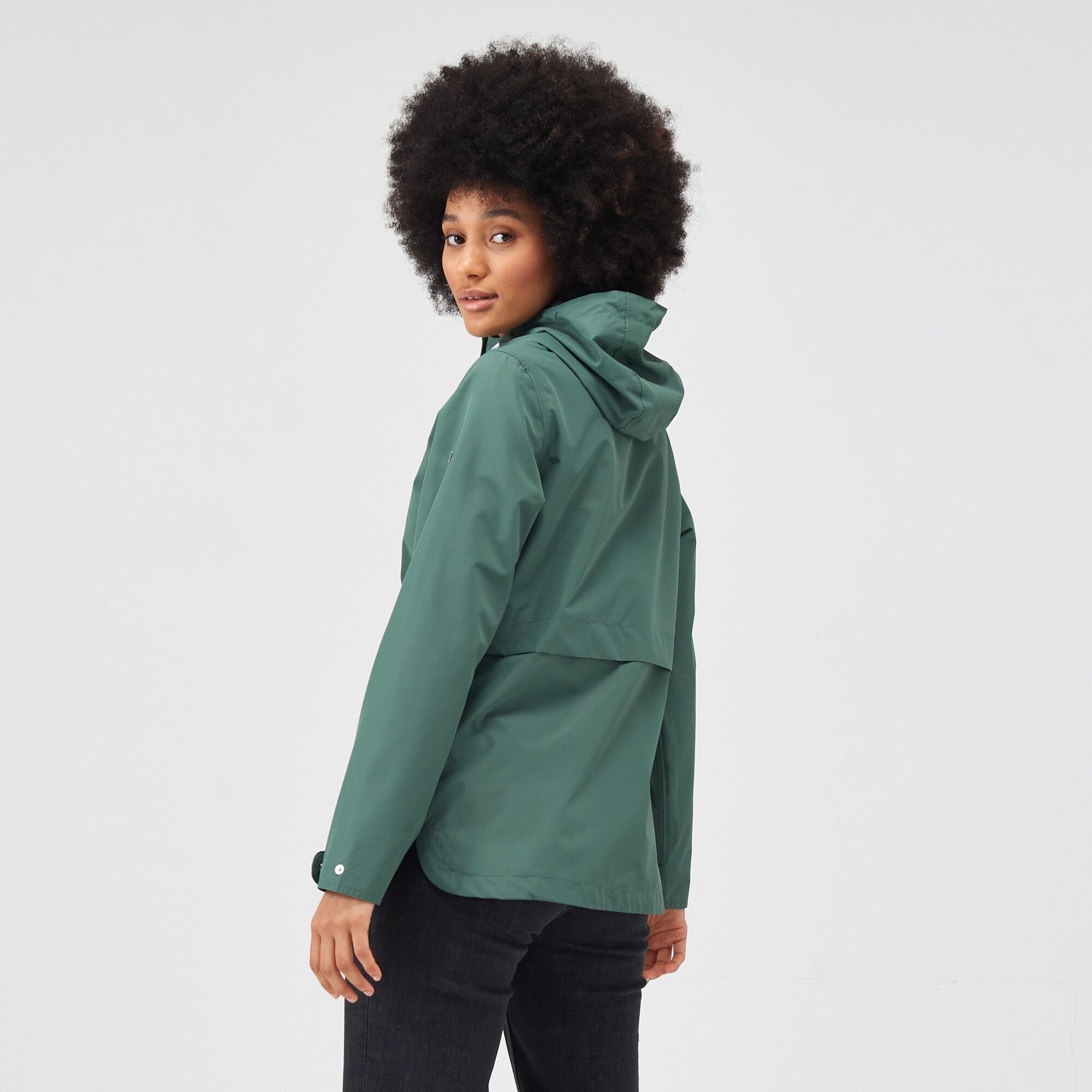 Women's Bayla Waterproof Rain Jacket | Dark Forest Green