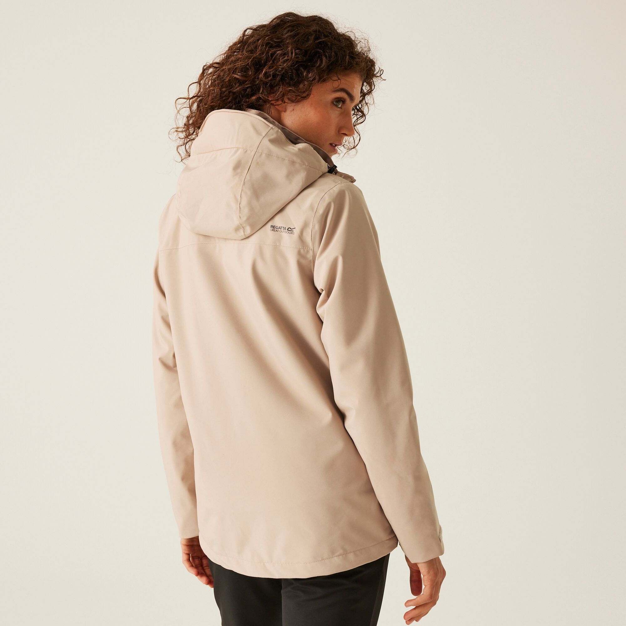Women's Coriver 3-in-1 Jacket | Warm Taupe Black Inner