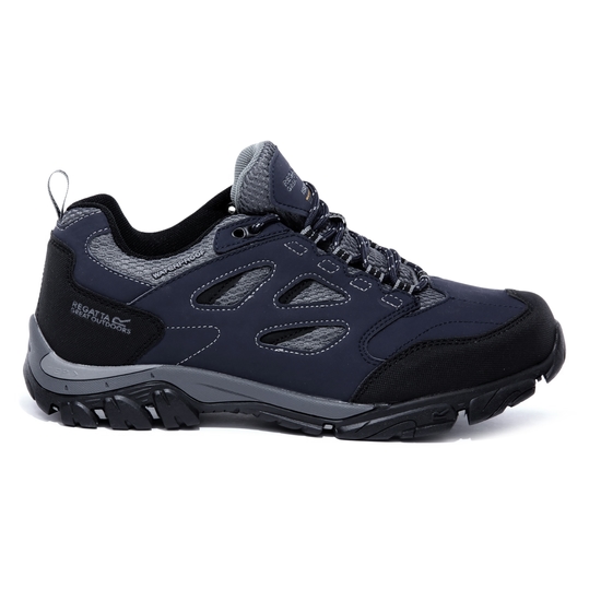Men's Holcombe Waterproof Low Walking Shoes | Navy Granite