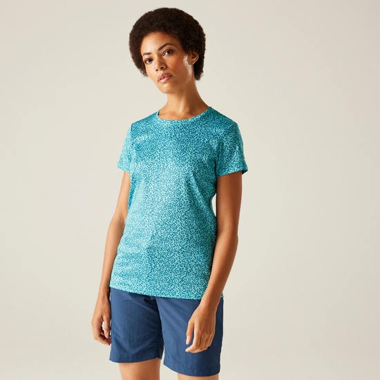 Women's Fingal Edition T-Shirt | Aruba Blue Leaf