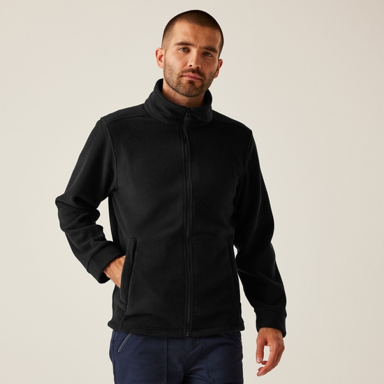 Men's Classic Full Zip Fleece | Black