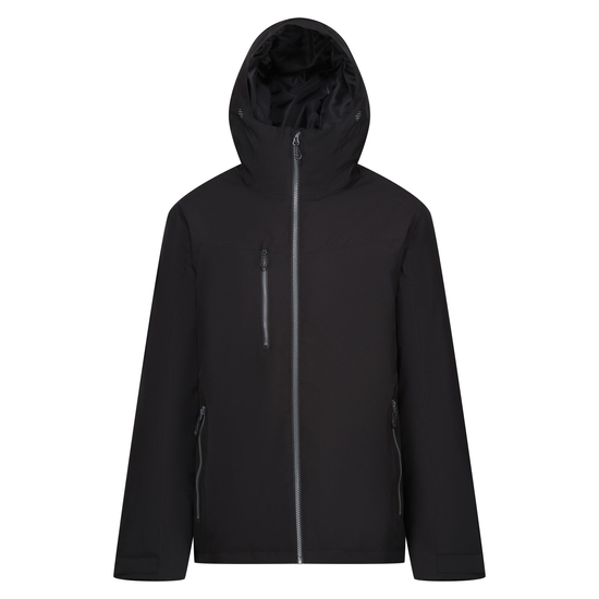Men's Navigate Insulated Jacket | Black Seal Grey