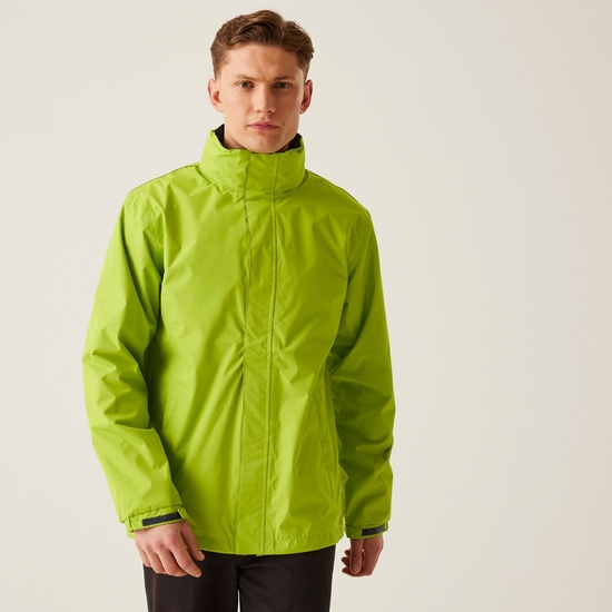 Men's Ardmore Shell Jacket | Key Lime Seal Grey
