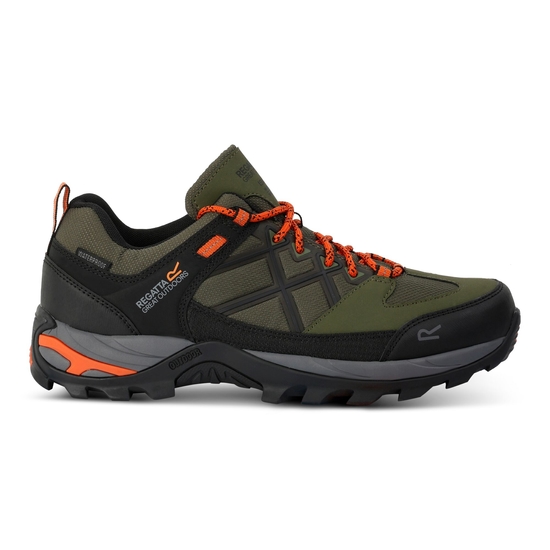 Men's Samaris III Low Walking Shoes | Cypress Green Blaze Orange
