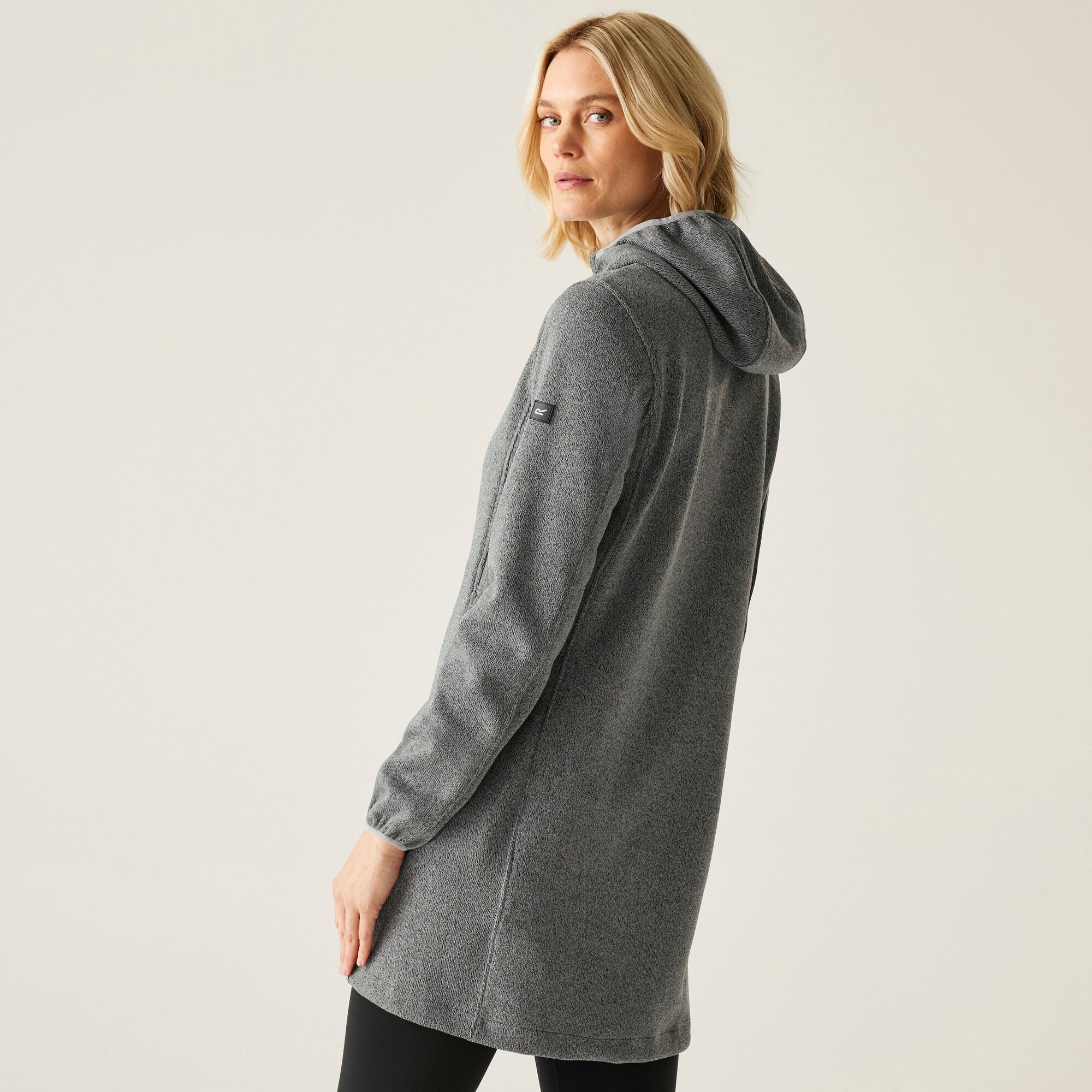 Women's Bloomfield Longline Fleece | Cloudy Grey Pop