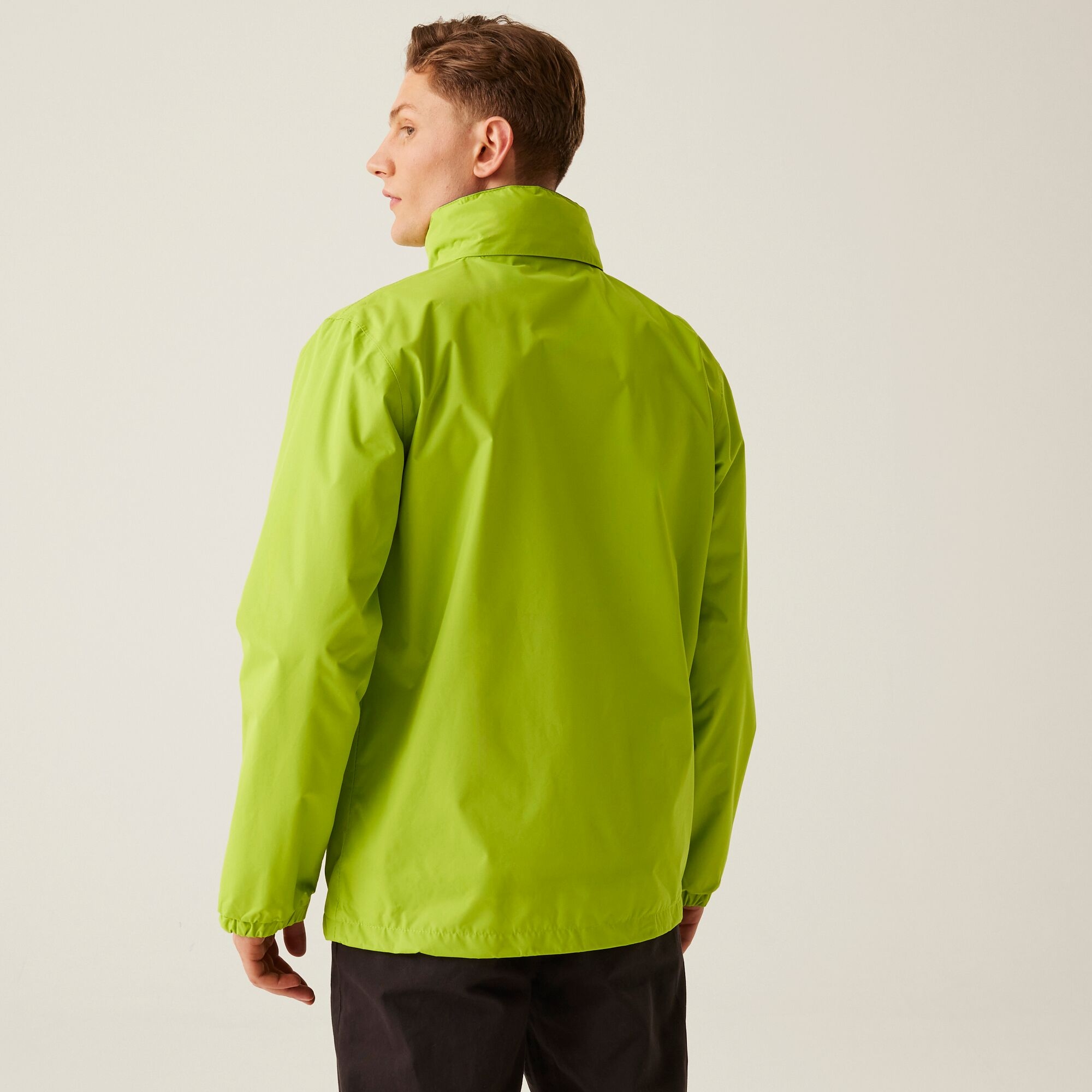 Men's Ardmore Shell Jacket | Key Lime Seal Grey