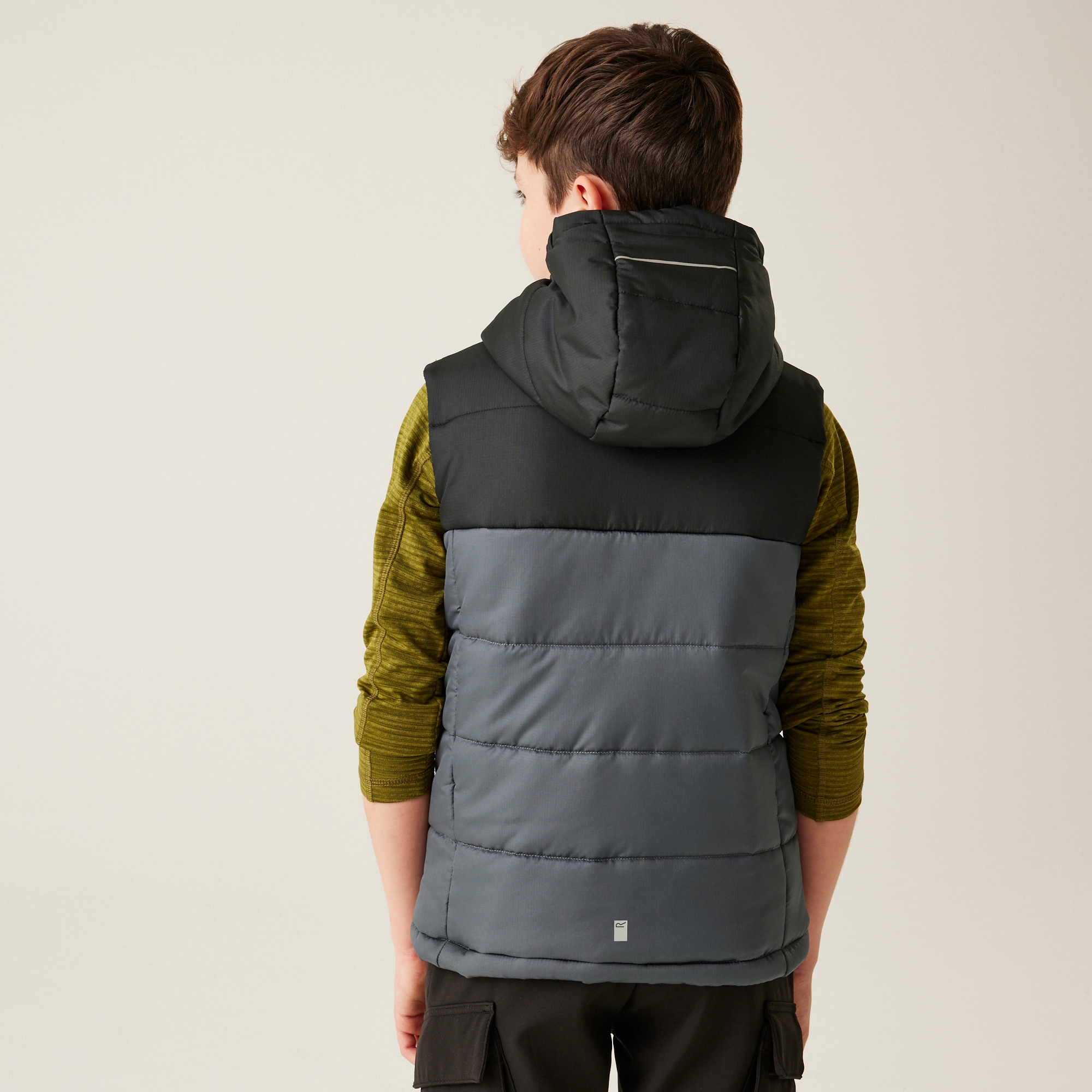 Kids' Lofthouse II Heavyweight Gilet | Black Seal Grey