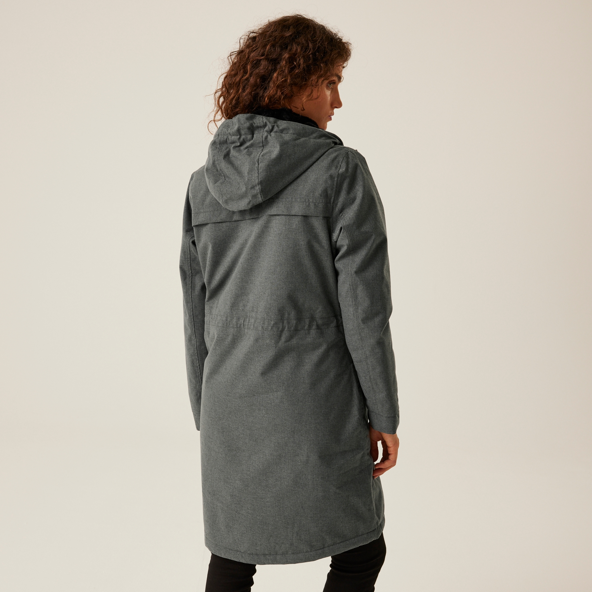 Women's Romine II Waterproof Parka Jacket | Grey Sky Marl Black