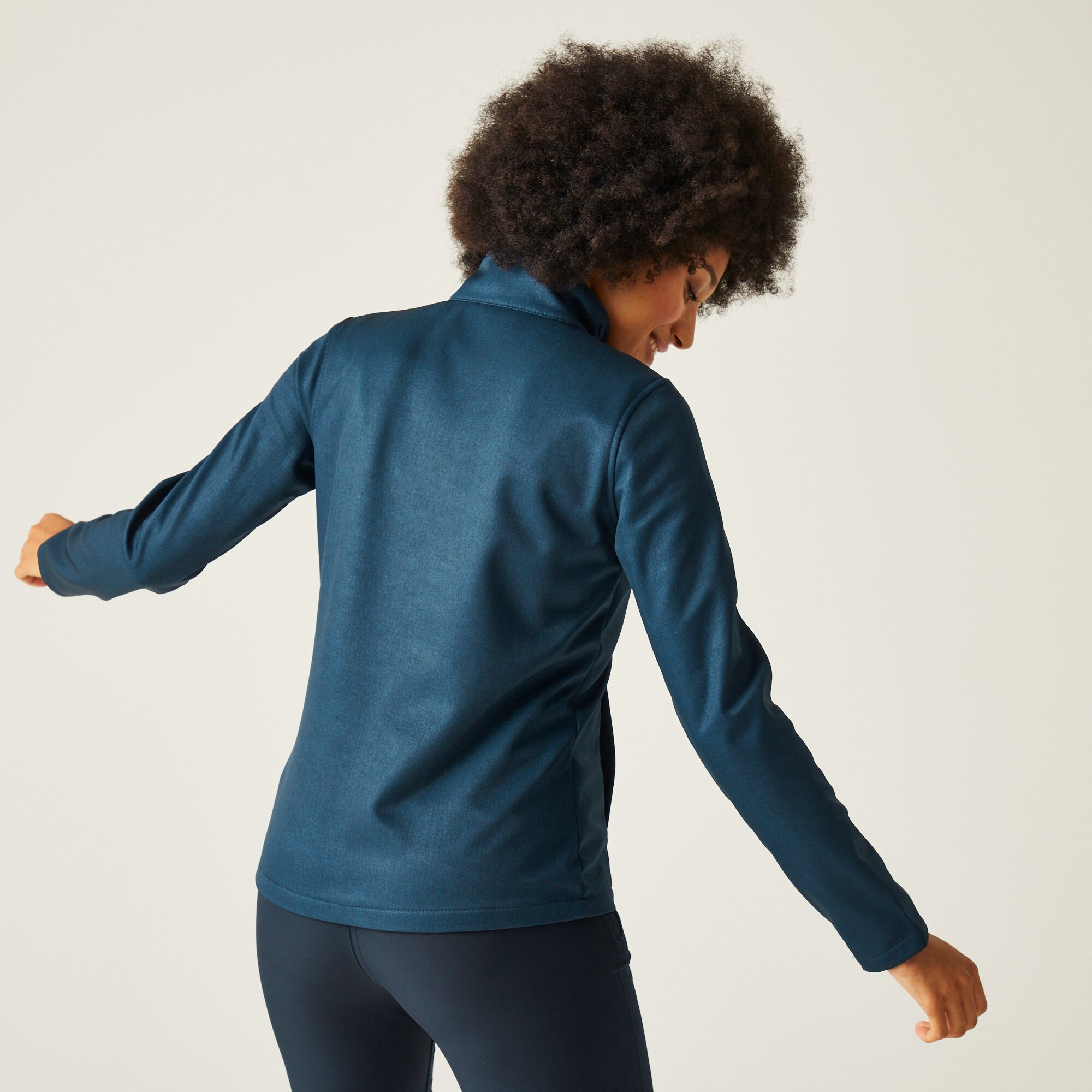 Women's Connie V Softshell Walking Jacket | Navy Marl