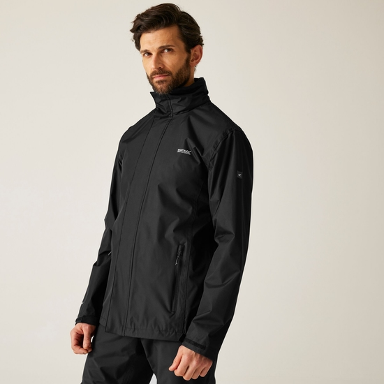 Men's Matt Waterproof Jacket | Black