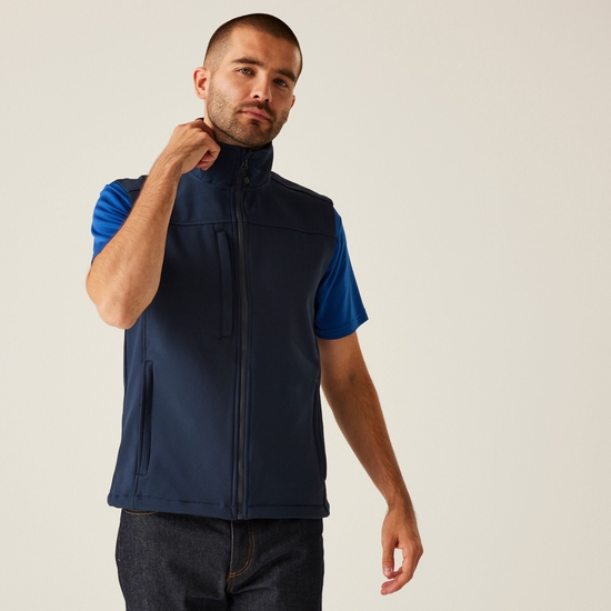 Men's Flux Softshell Bodywarmer | Navy
