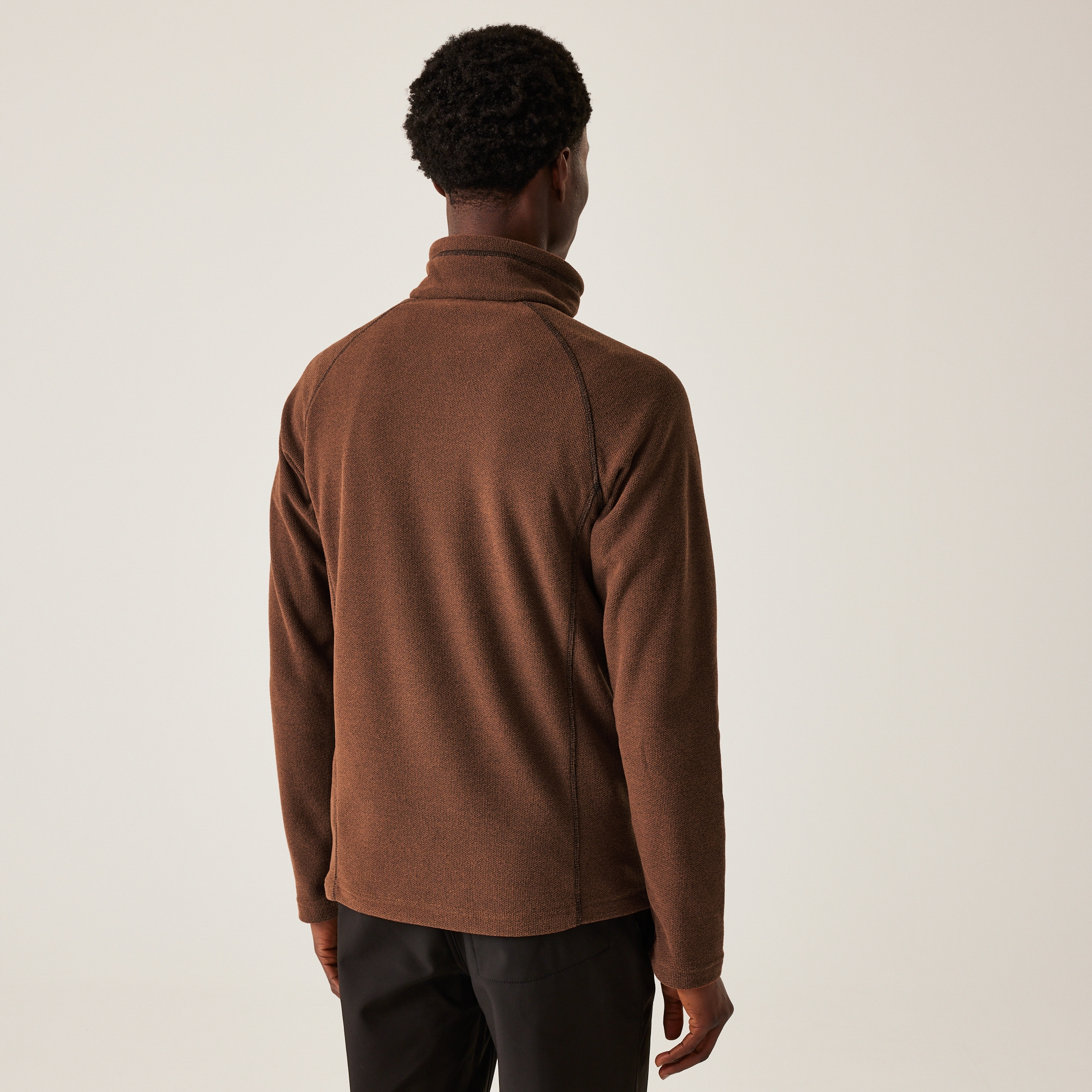 Men's Kenger Half Zip Midweight Fleece | Dark Brown