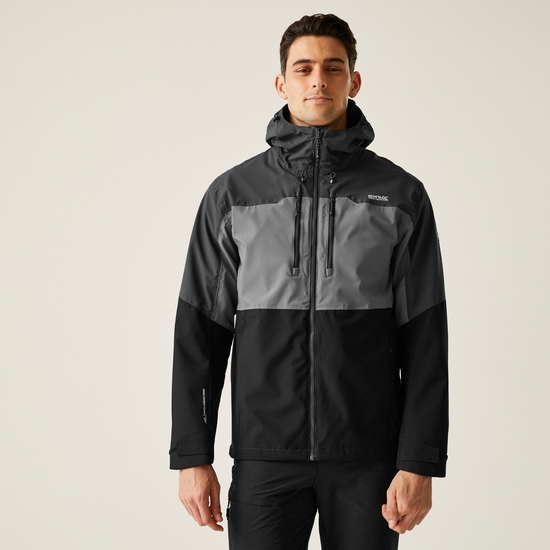 Men's Maland II Waterproof Jacket | Granite Grey Ash Black