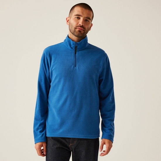 Men's Micro Lightweight Half Zip Fleece | Royal Blue