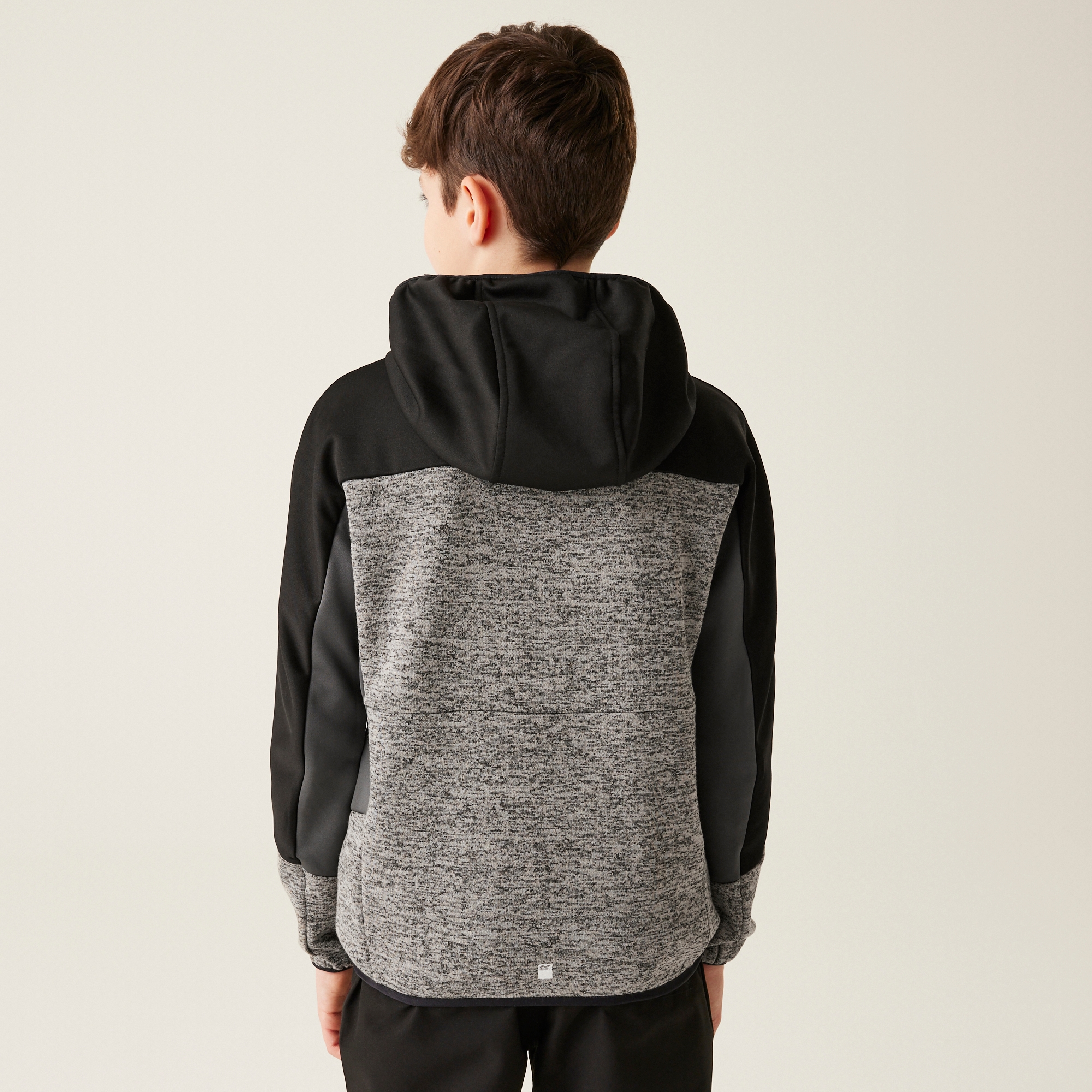 Kids' Dissolver IXI Full Zip Fleece | Mineral Grey Black