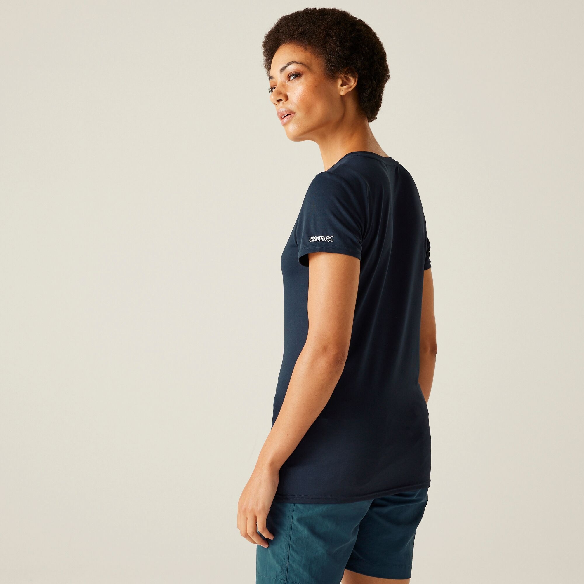 Women's Fingal Stretch T-Shirt | Navy