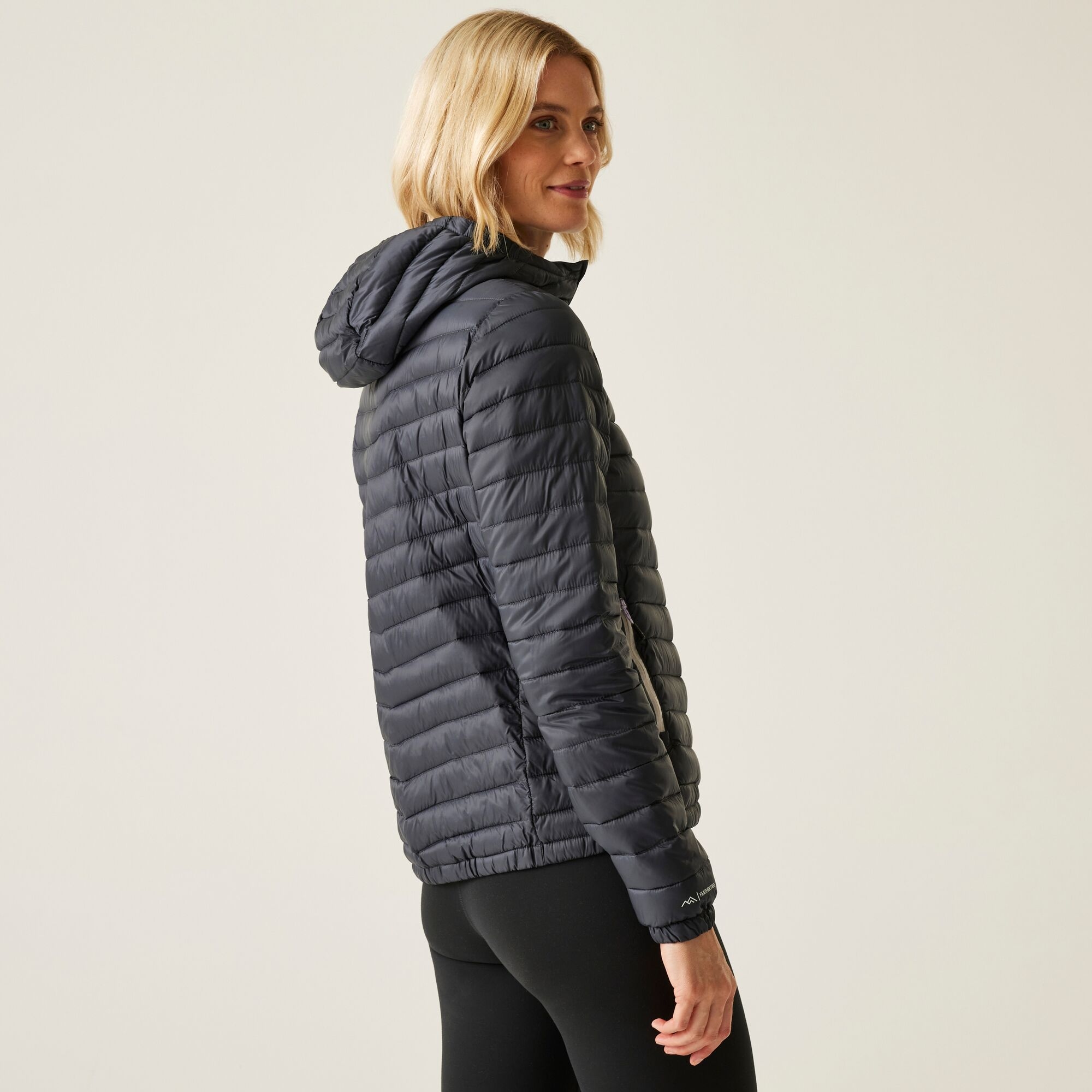 Women's Hurden Padded Jacket | Seal Grey Black