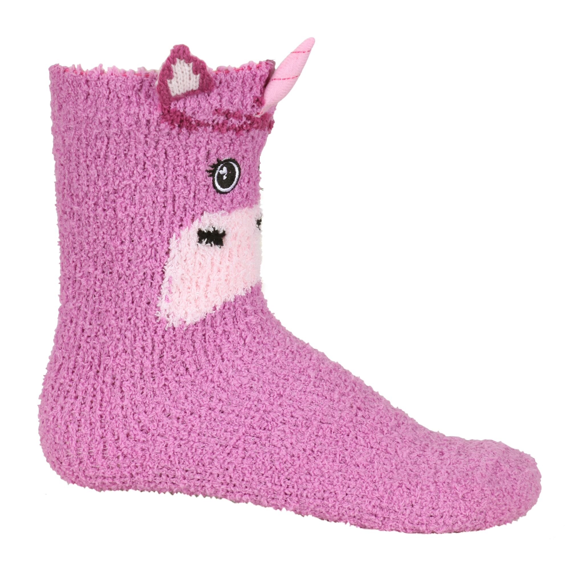 Kids Mudplay Cosy Sock | Radiant Orchid Unicorn
