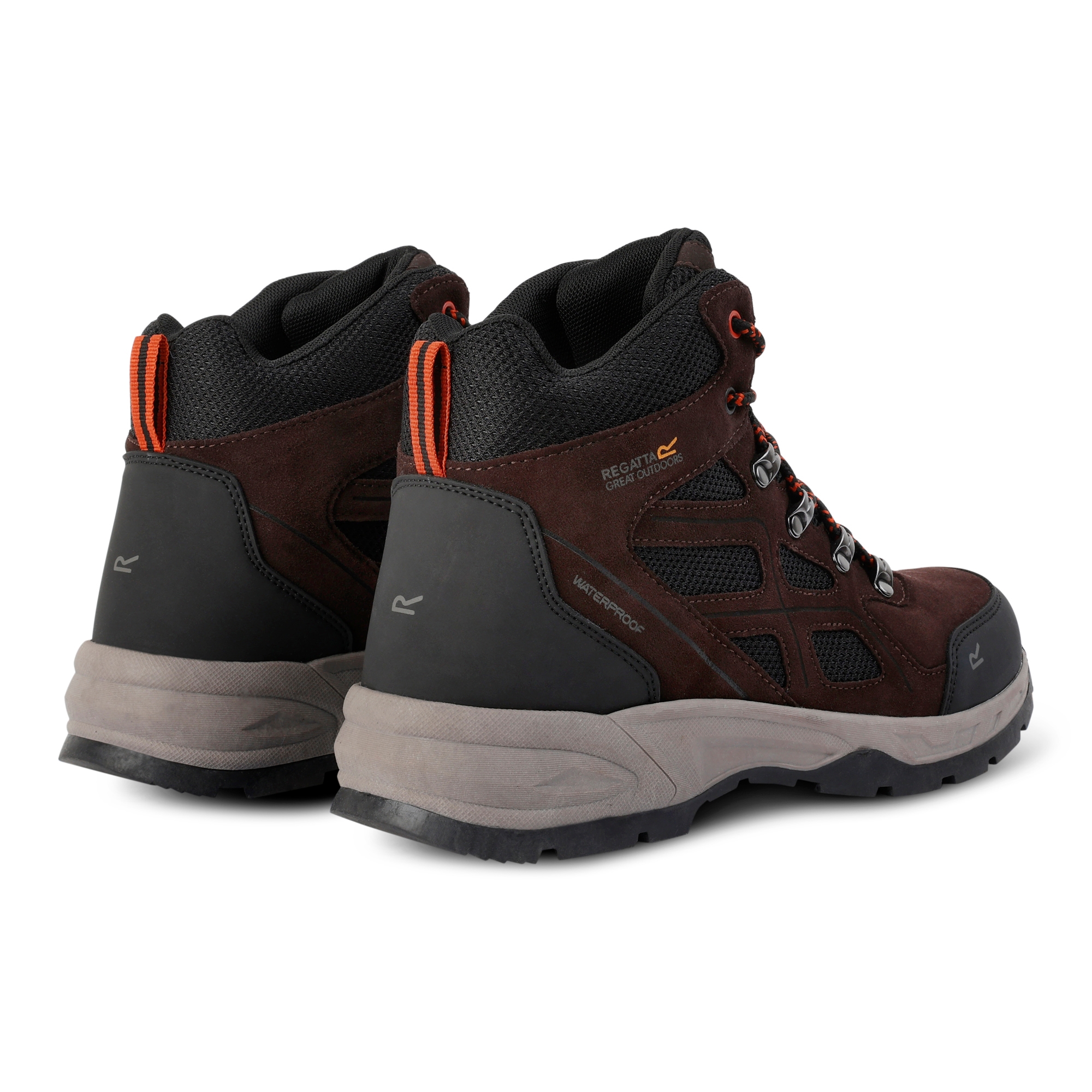 Men's Vendeavour Suede Walking Boots | Peat Blaze Orange