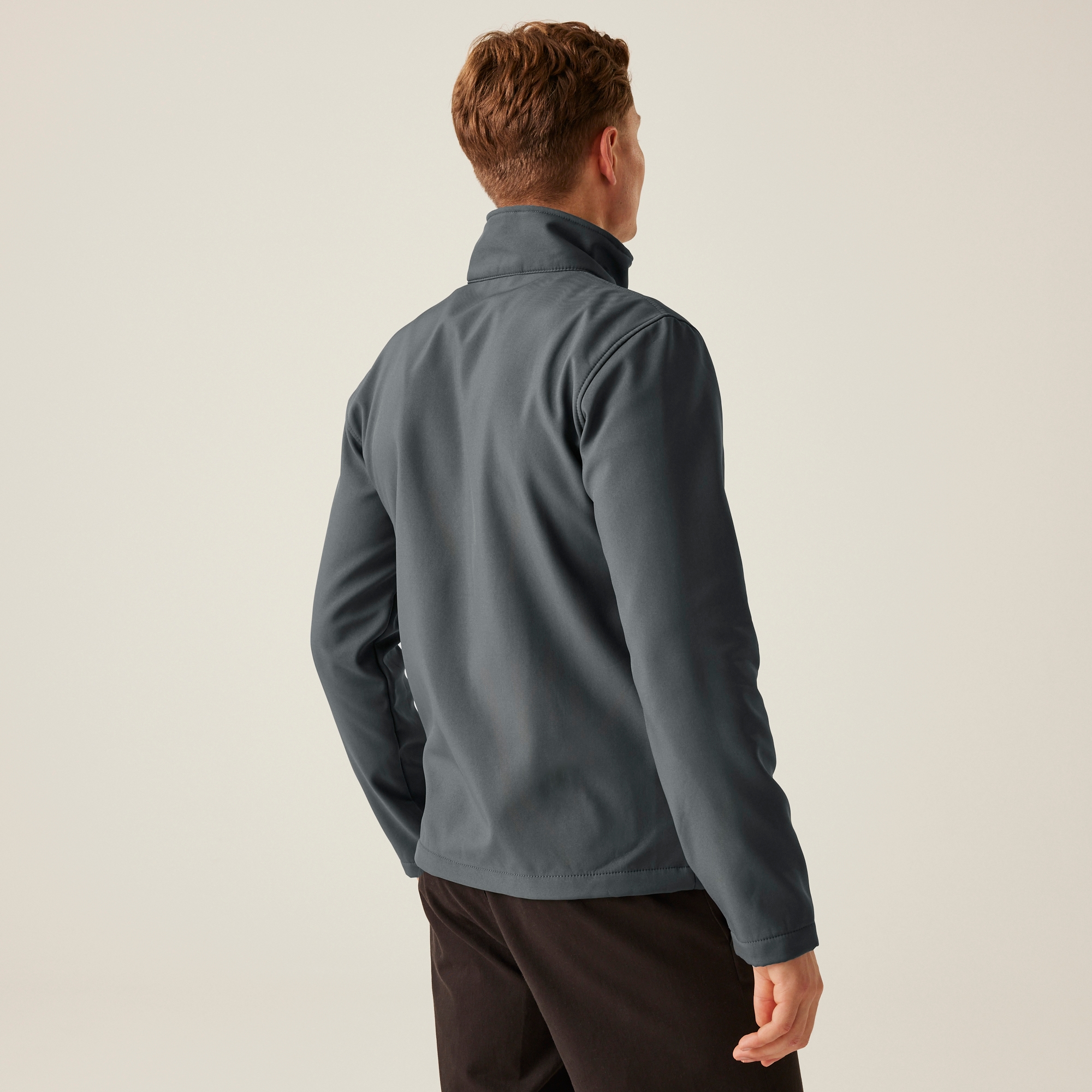 Men's Ablaze Printable Softshell Jacket | Seal Grey Black