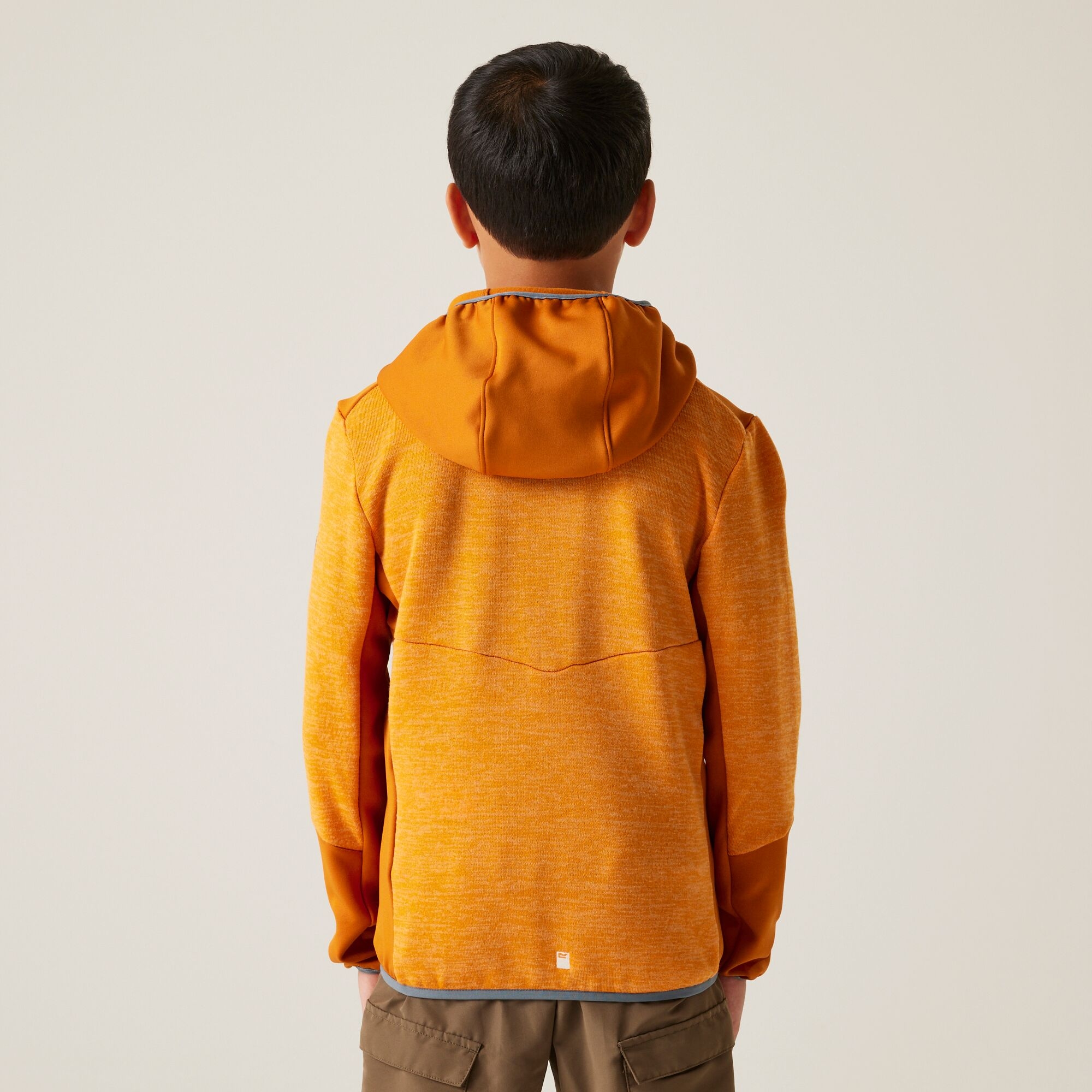 Kids' Dissolver X Full Zip Fleece | Bright Marigold Fox Stormy Weather