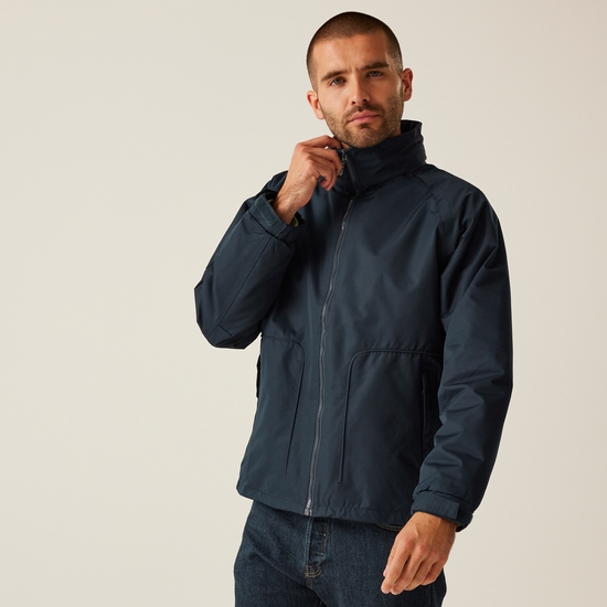 Men's Hudson Fleece Lined Waterproof Insulated Jacket | Navy